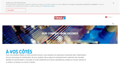 Desktop Screenshot of fr.tesa.ch
